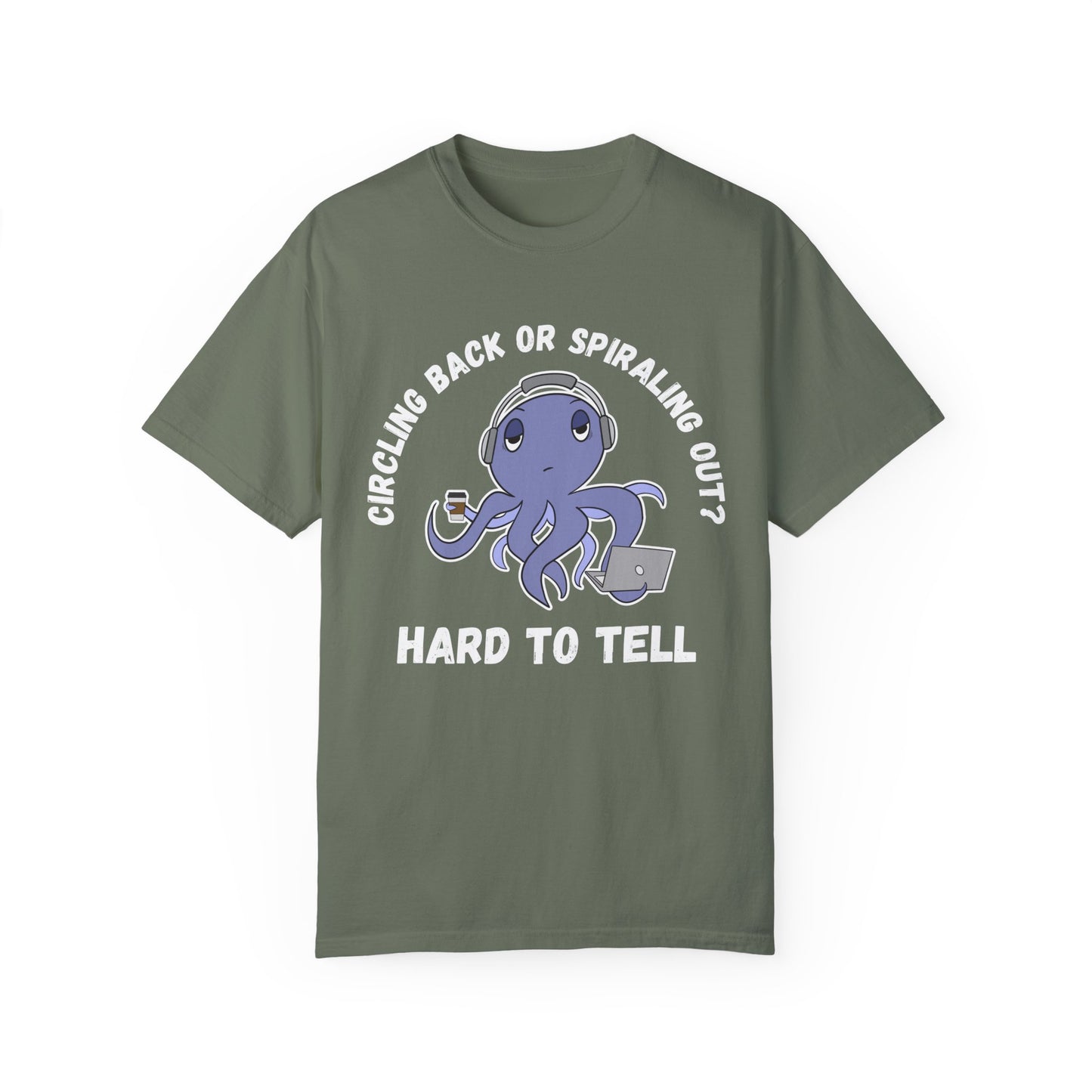 Irked Octopus 'Circling back or spiralling out' for Office Workers, Unisex T-shirt