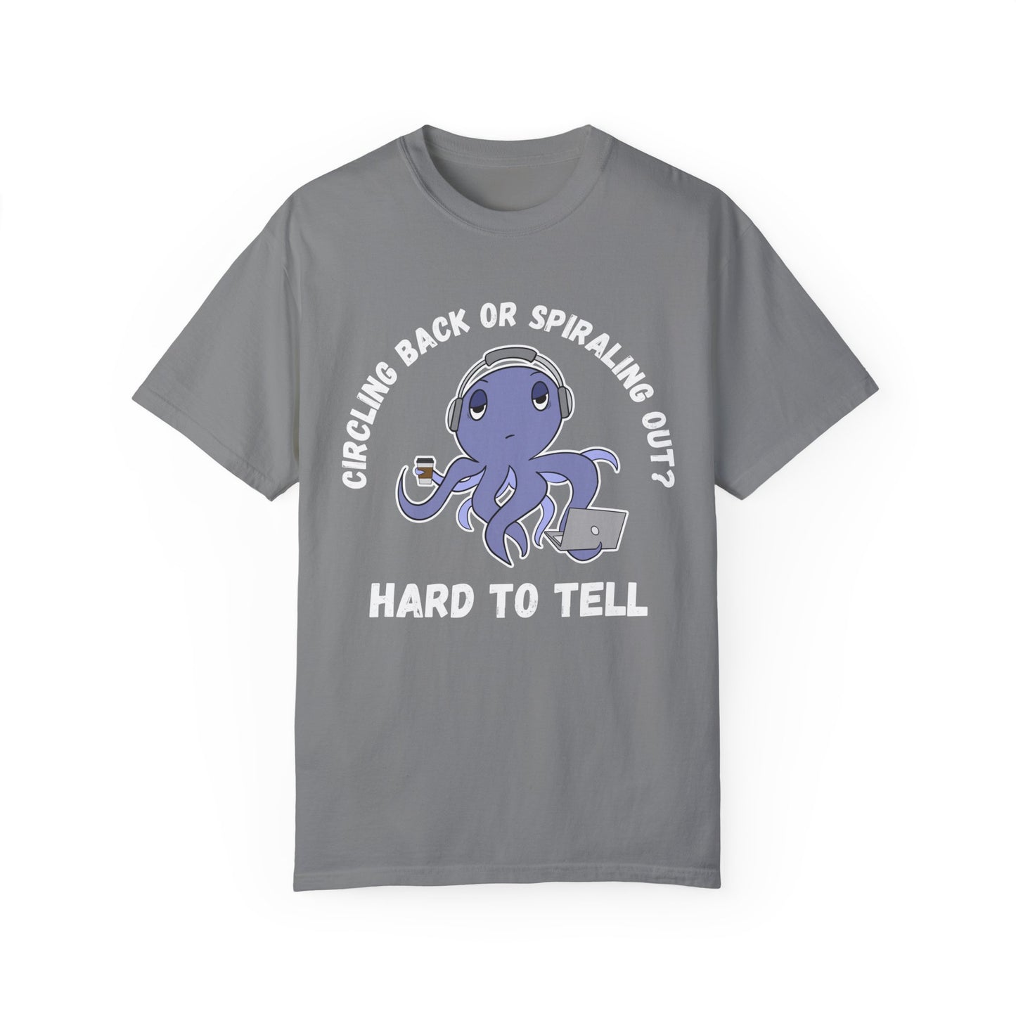 Irked Octopus 'Circling back or spiralling out' for Office Workers, Unisex T-shirt